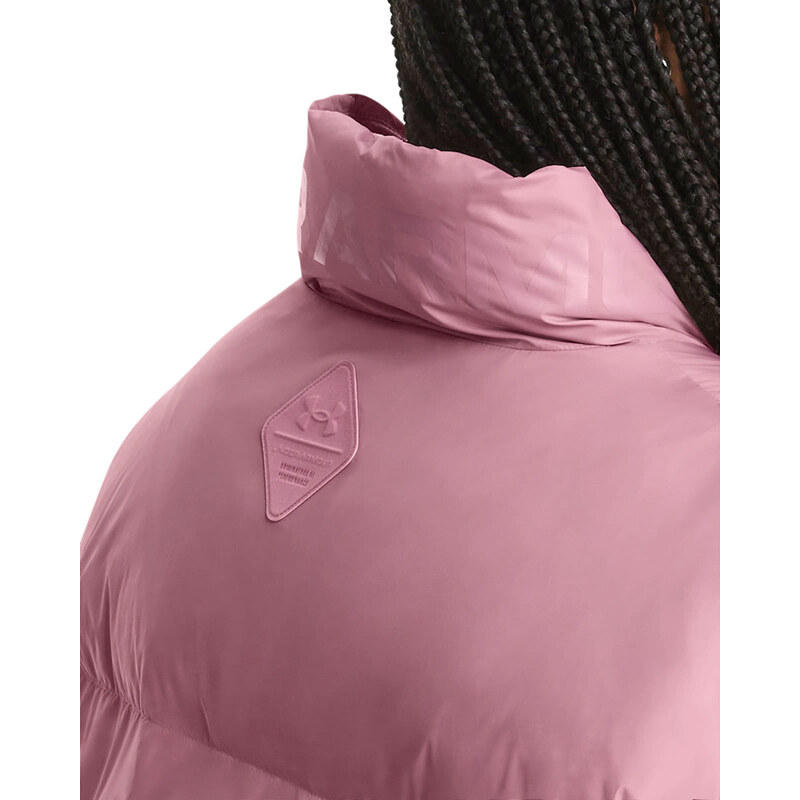 Dámská bunda Under Armour Cgi Down Puffer Jacket Pink Elixir