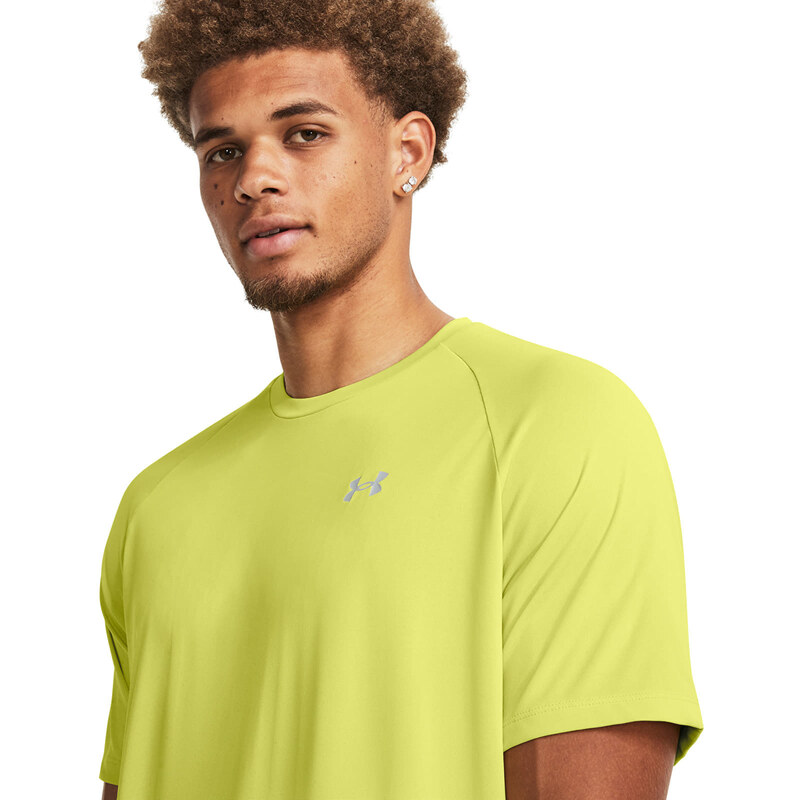 Pánské tričko Under Armour Tech Reflective Ss Lime Yellow