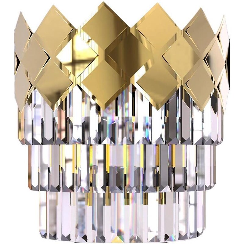 Milagro Nástěnné svítidlo CARISMA 2xE14/40W/230V zlatá MI2182