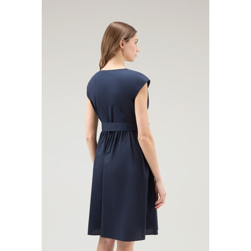 ŠATY WOOLRICH POPLIN SHORT DRESS