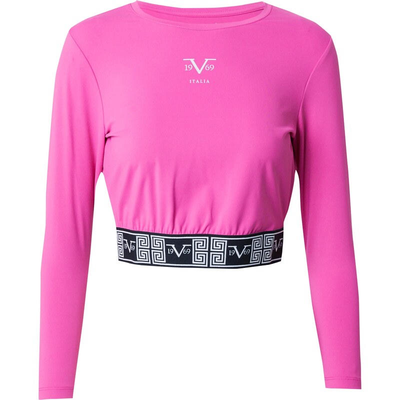 19V69 ITALIA Tričko ALESSIA pink / černá / bílá