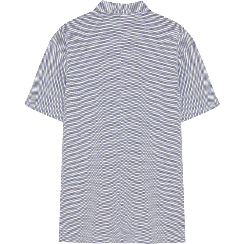 Trendyol Plus Size Regular/Normal Cut Textured Polo Neck T-shirt