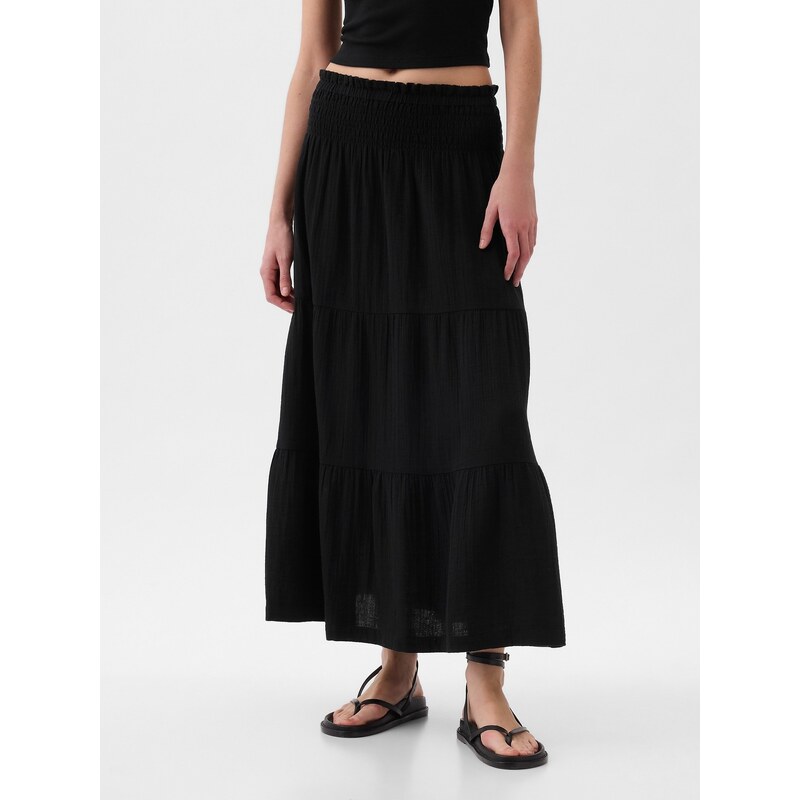 GAP Mušelínová maxi sukně - Dámské 107074943