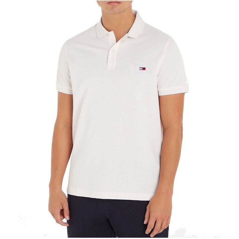 Pánské bílé polo triko Tommy Hilfiger