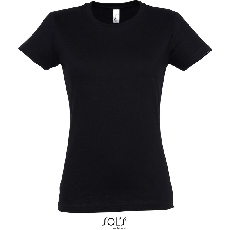 SOL'S 25.1502 - dámské tričko s krátkým rukávem černá - S
