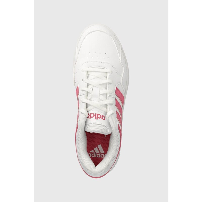 Sneakers boty adidas HOOPS bílá barva, IG6114