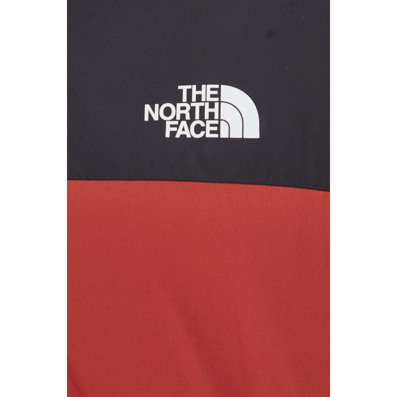 Bunda The North Face GOSEI PUFFER pánská, červená barva, přechodná, NF0A8795POJ1