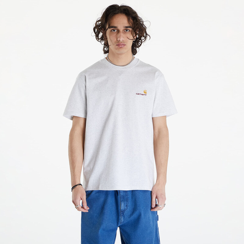 Tričko Carhartt WIP S/S American Script T-Shirt UNISEX Ash