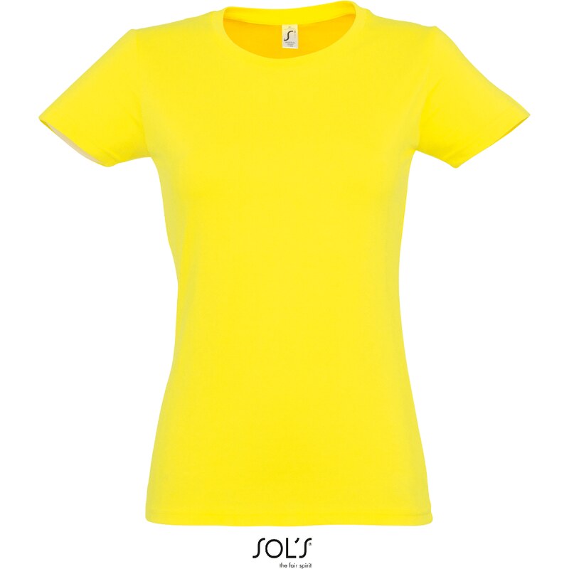 SOL'S 25.1502 - dámské tričko s krátkým rukávem žlutá - S