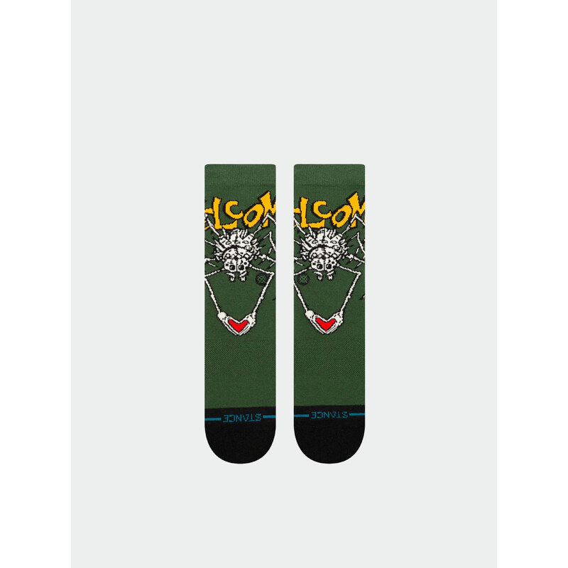 Stance Welcome Wilbur Crew (green)zelená