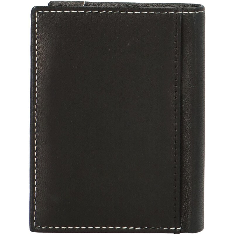 Pánská kožená peněženka černo/modrá - Diviley Farrons modrá