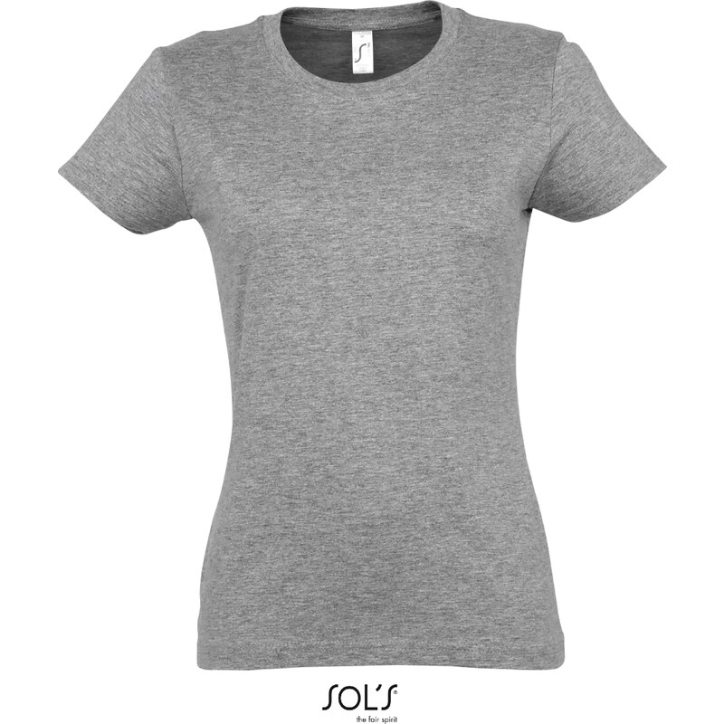 SOL'S 25.1502 - dámské tričko s krátkým rukávem šedá - S