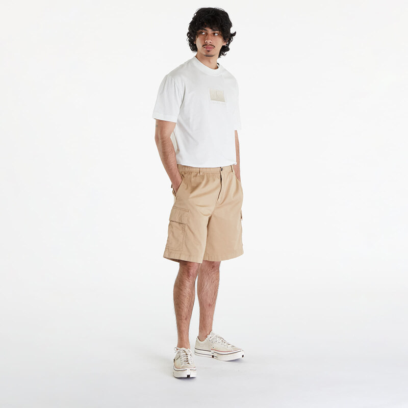 Pánské kraťasy Calvin Klein Jeans Cargo Shorts Beige