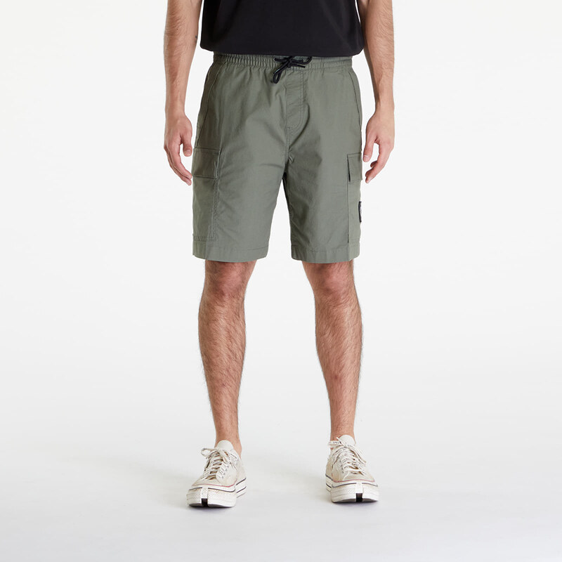 Pánské kraťasy Calvin Klein Jeans Washed Cargo Shorts Green
