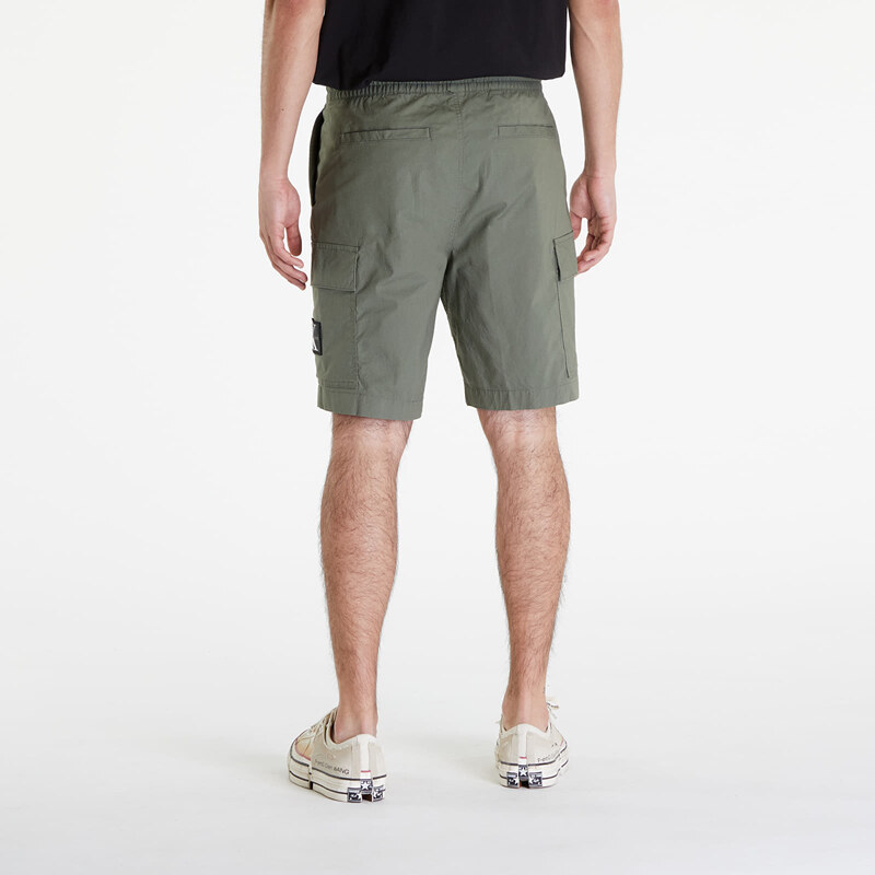 Pánské kraťasy Calvin Klein Jeans Washed Cargo Shorts Green