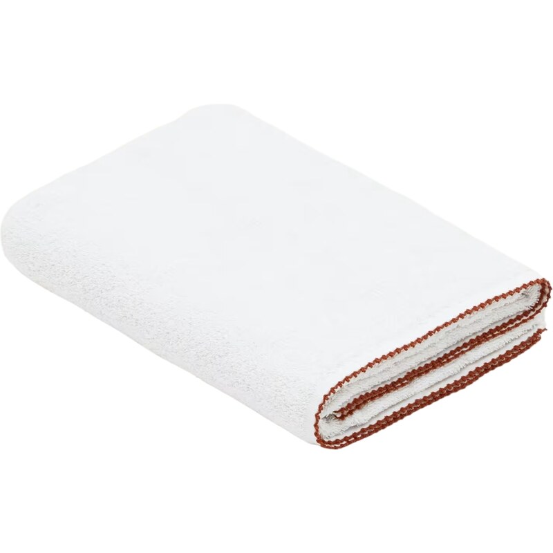 Bílý bavlněný ručník Kave Home Sinami 90 x 150 cm