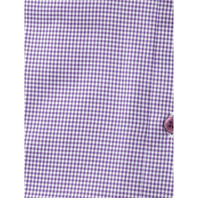 Willsoor Pánská světle fialová klasická košile s drobným vzorem pepito 16699