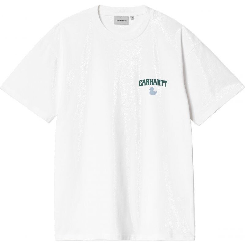 TRIKO CARHARTT WIP Duckin S/S - bíá -