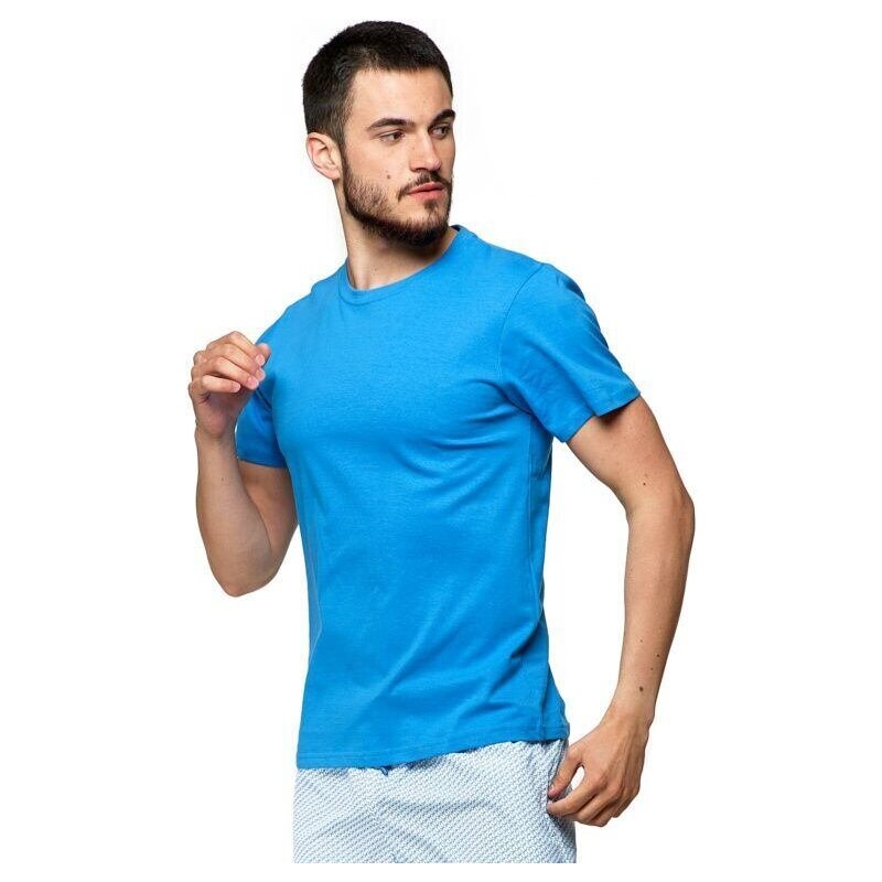Moraj Pánské bavlněné triko Basic sytě modré
