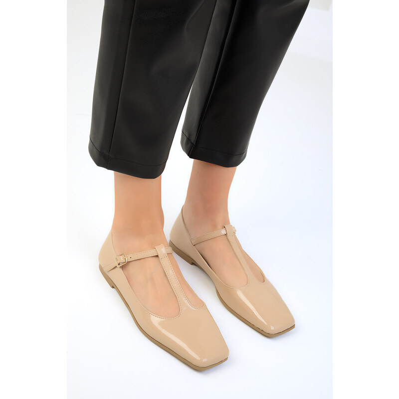 Soho Ten Patent Leather Women's Flats 18942