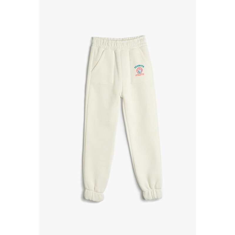 Koton Girl's White Sweatpants