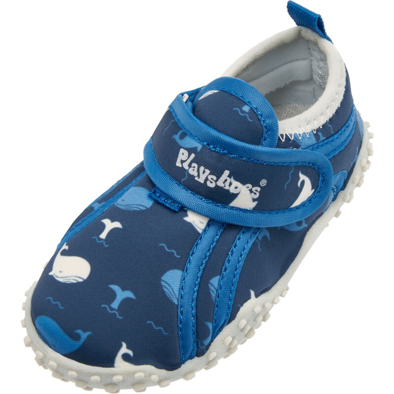 PLAYSHOES Plážová/koupací obuv Wal modrá / marine modrá / bílá