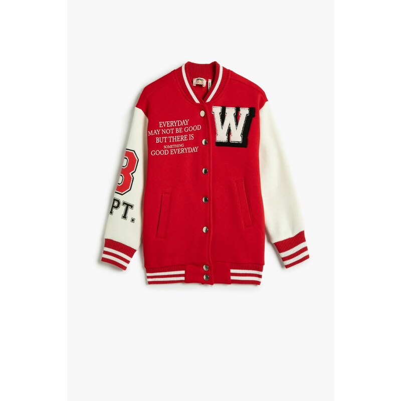 Koton Girl's Jacket Red 4wkg10054ak