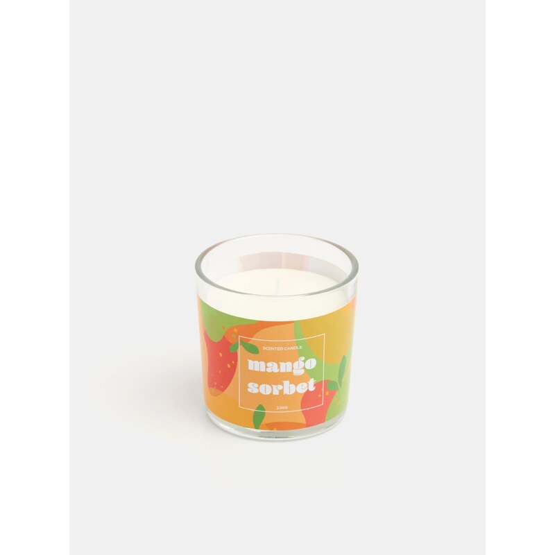 Sinsay - Vonná svíčka Mango Sorbet - oranžová