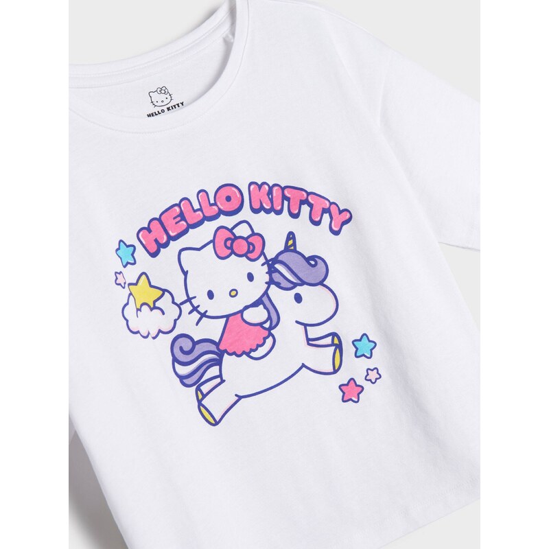 Sinsay - Pyžamová souprava Hello Kitty - bílá