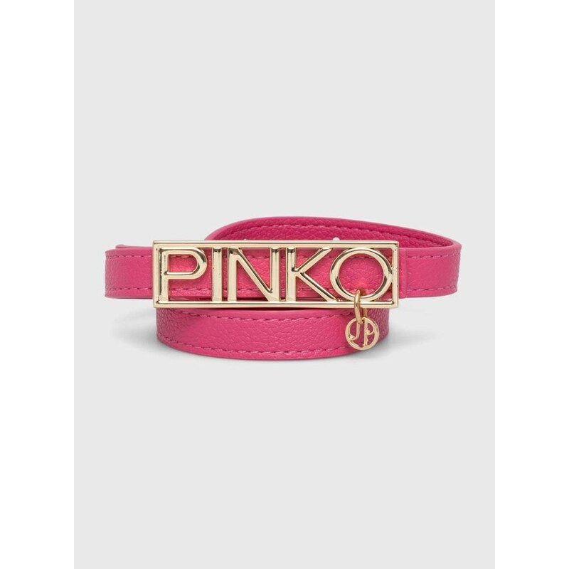Dětský pásek Pinko Up růžová barva