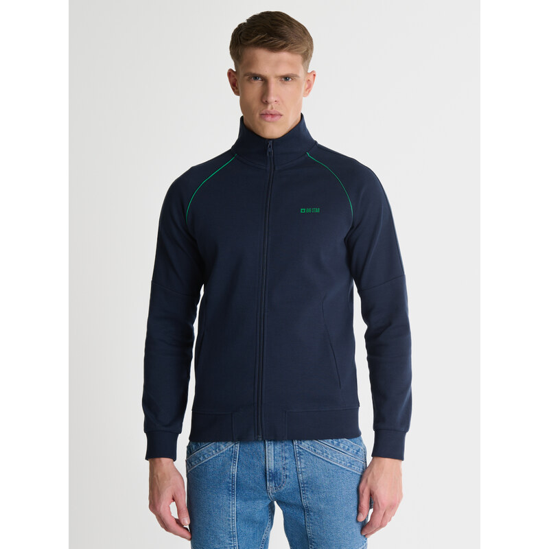 Big Star Man's Zip Sweatshirt 172915 Blue 403