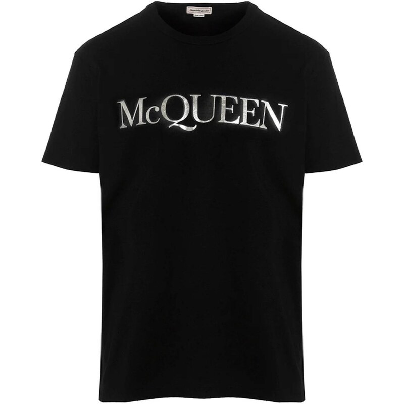 ALEXANDER MCQUEEN Logo Black tričko