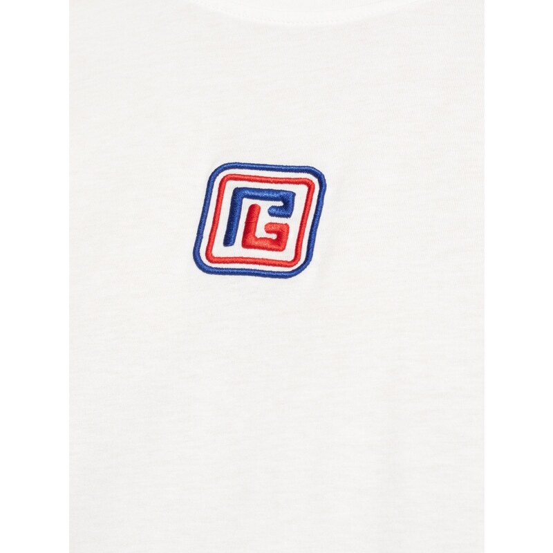 BALMAIN Monogram White tričko
