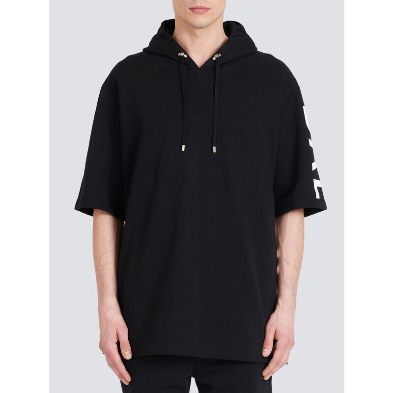 BALMAIN Short-Sleeve Black mikina