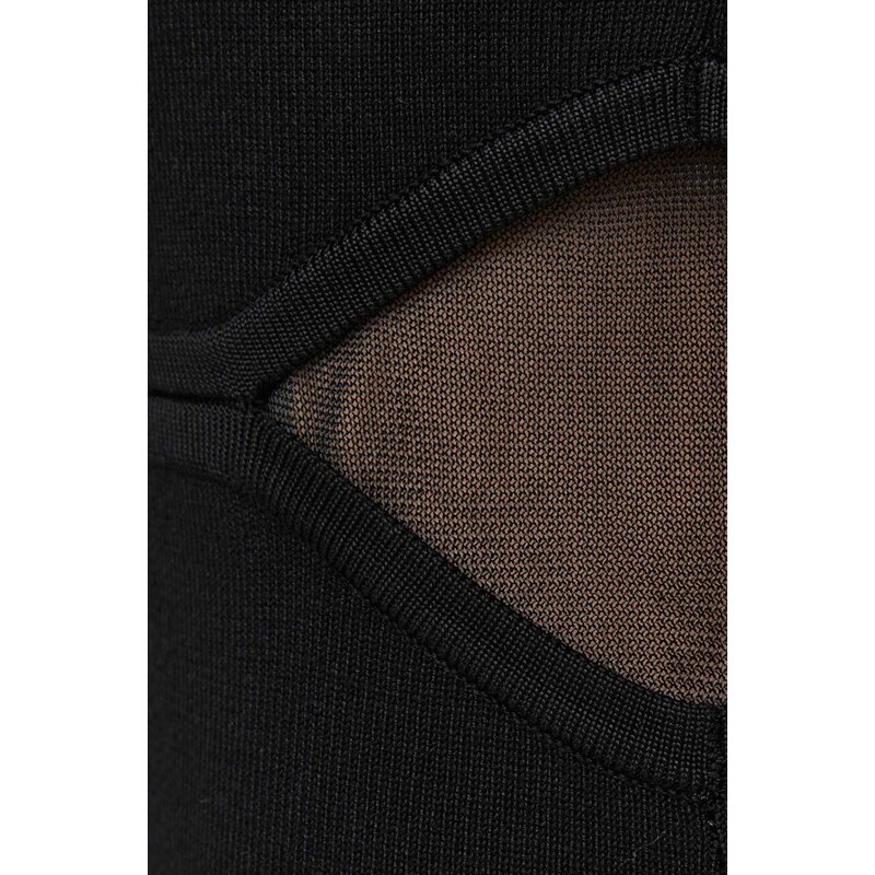 Šaty Dkny černá barva, mini, P4AUAN33