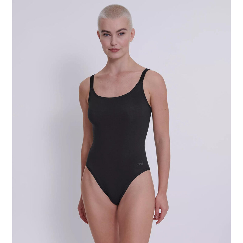 Dámské body GO Allround Body BW - BLACK - černé 0004 - SLOGGI