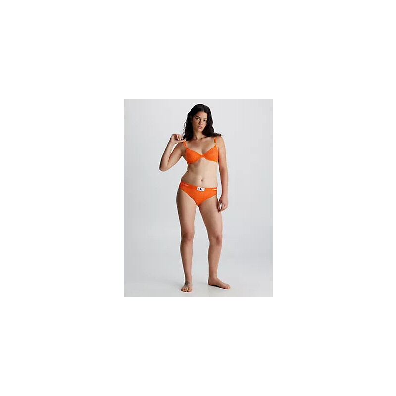 Spodní prádlo Dámské kalhotky HIGH WAIST BIKINI 000QF7379ESAS - Calvin Klein