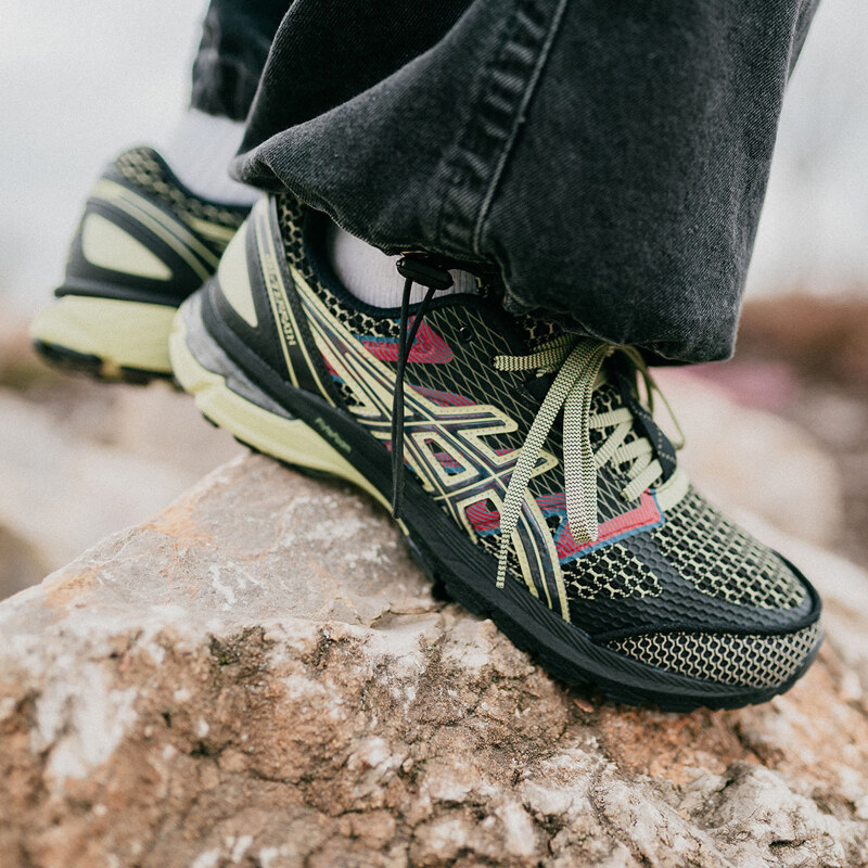 Asics US4-S GEL-TERRAIN Black/ Neon Lime