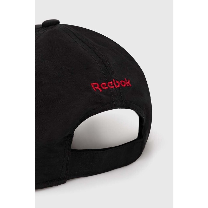 Kšiltovka Reebok LTD černá barva, s aplikací, RMLB007C99FAB0011000
