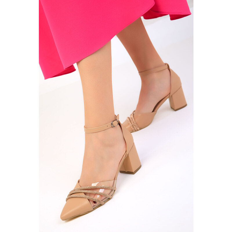 Soho Nude Women's Classic Heeled Shoes 18883