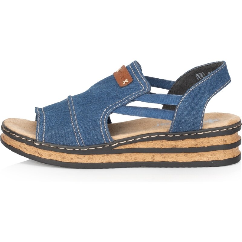 Dámské sandály RIEKER 62982-12 modrá