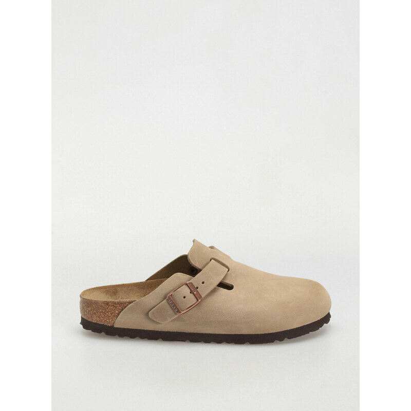 Birkenstock Boston Oiled Leather Narrow (tobacco brown)hnědá