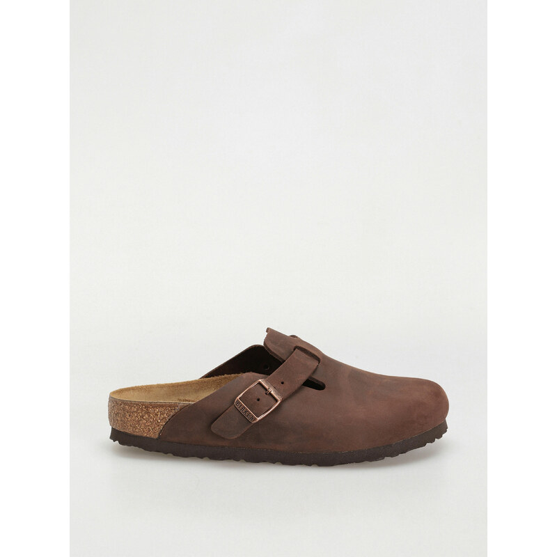 Birkenstock Boston Oiled Leather Narrow (habana)hnědá