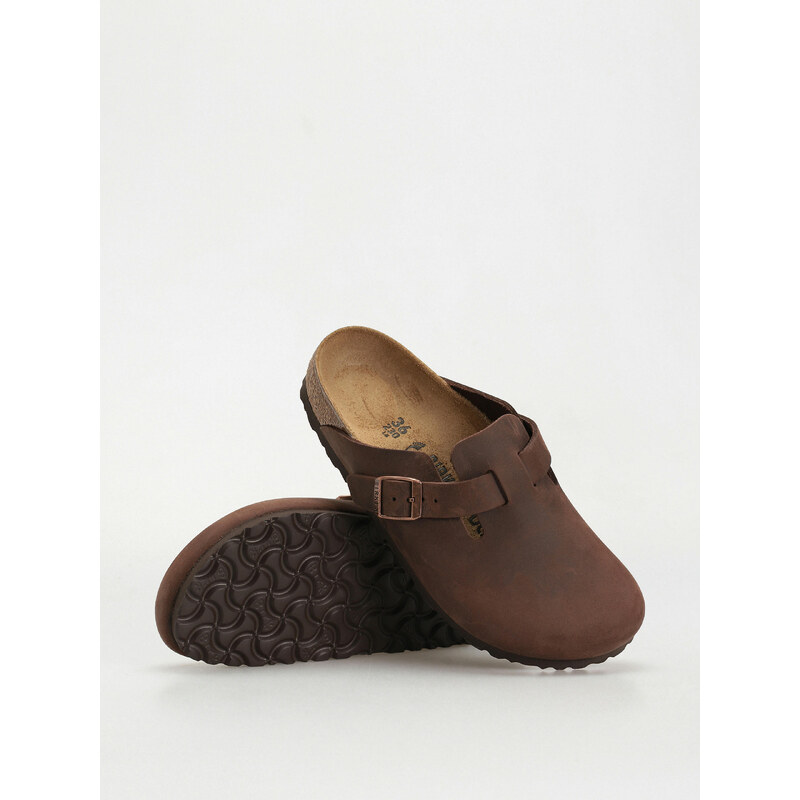 Birkenstock Boston Oiled Leather Narrow (habana)hnědá