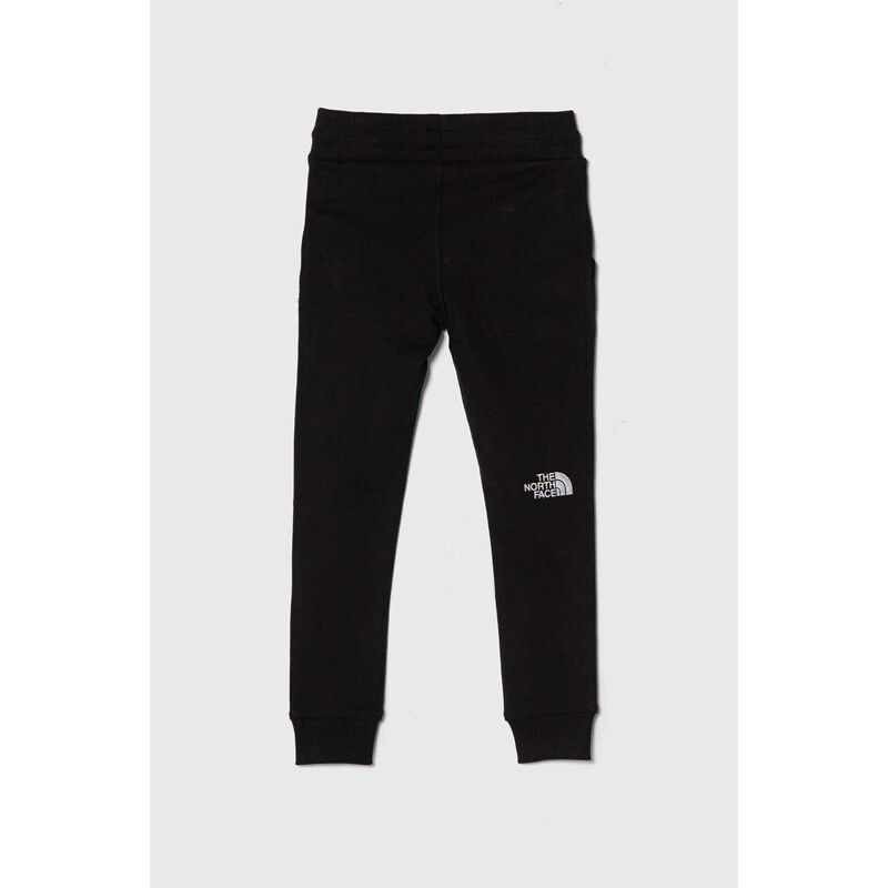 Dětské bavlněné tepláky The North Face DREW PEAK LIGHT JOGGERS černá barva