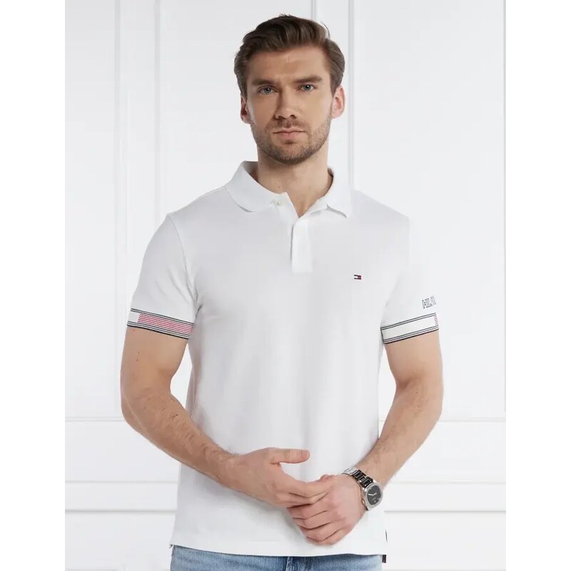 Tommy Hilfiger Polokošile FLAG CUFF | Slim Fit