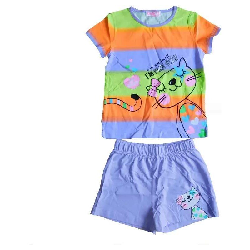Dívčí letní pyžamo Kugo SH3515, fialové