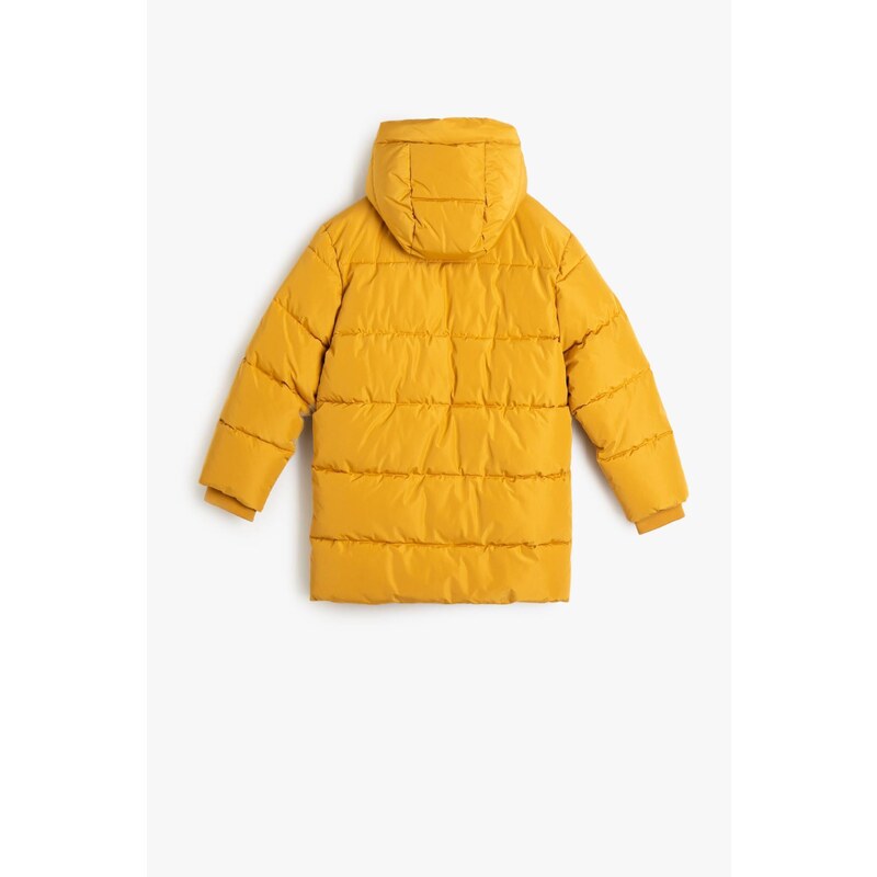 Koton Boys Mustard Coat