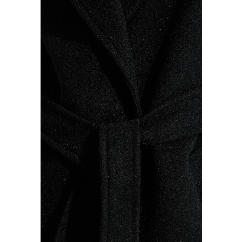 Koton Dámský černý kabát