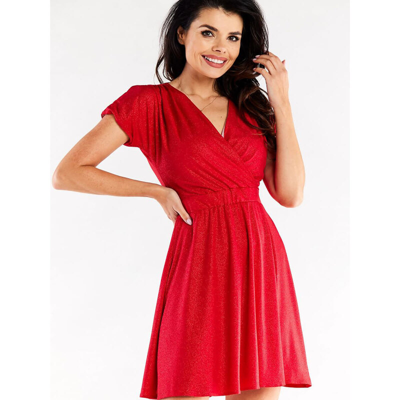 Šaty awama model 174364 Red